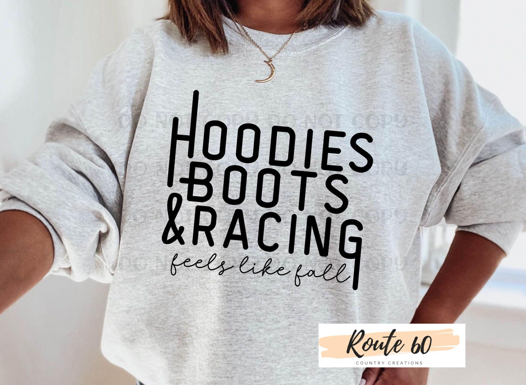 Hoodies, Boots & Racing
